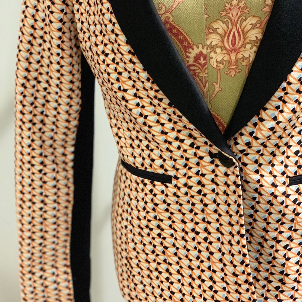 Bcbgmaxazria Geometric Pattern Blazer - image 2
